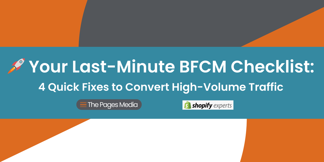 last minute BFCM Checklist