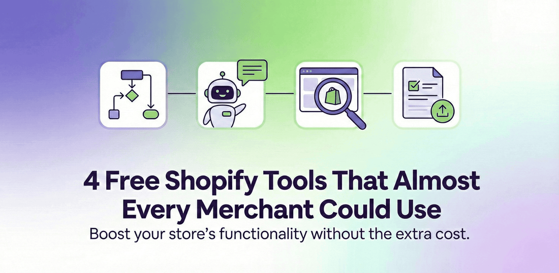 4 free shopify tools that almost every merchant could use